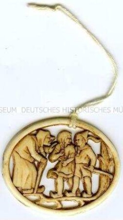 WHW-Abzeichen, Hänsel und Gretel, Straßensammlung im Gau Hessen-Nassau vom Januar 1941