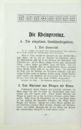 Die Rheinprovinz