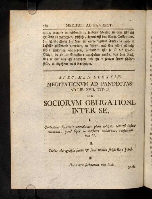 360-374, Sp. 184. De Sociorum obligatione inter se