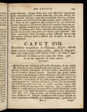 403-438, Caput XVII