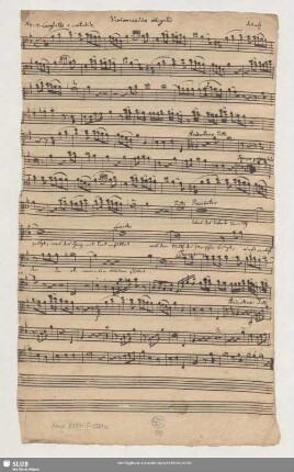 Violoncello obligato
