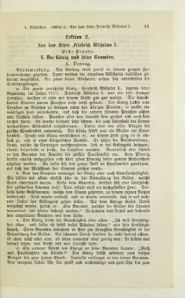 Lektion 2. Aus dem Leben Friedrich Wilhelms I.