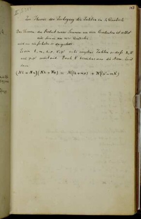 Zur Theorie der Zerlegung der Zahlen in 4 Quadrate [arithmetisch-geometrisches Mittel, s. Werke III:384]