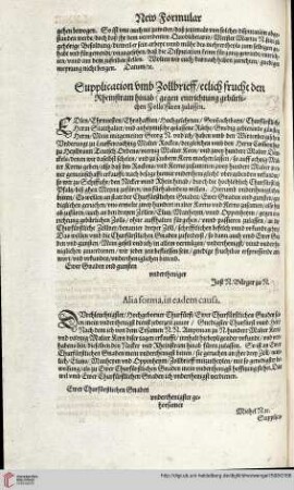 Supplication oder gnadigungs Brieff/...