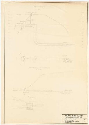 Talsperre mit Kraftnutzung und Wiesenbewässerung Schinkelwettbewerb 1955: Triebwasserleitung zum Spitzenkraftwerk, Wasserumleitung während der Bauzeit