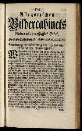 Sieben und dreyßigstes Stück