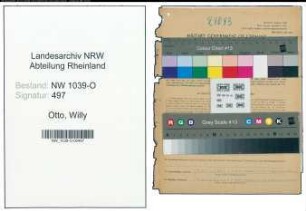 Entnazifizierung Willy Otto , geb. 31.03.1901 ()