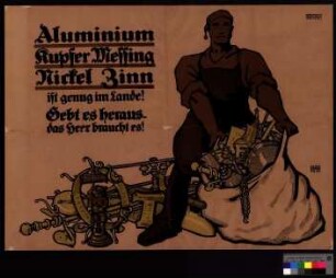 Aluminium Kupfer Messing Nickel Zinn