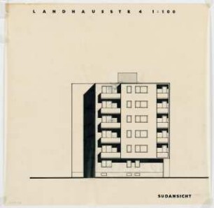 Wohnhaus Landhausstraße 4, Berlin-Wilmersdorf: Ansicht 1:100