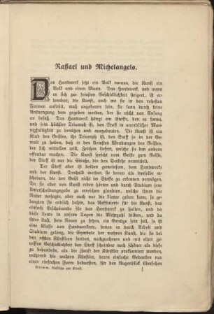 Raffael und Michelangelo.