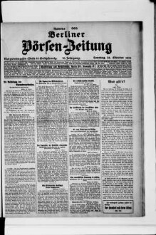 Berliner Börsen-Zeitung, Morgenausgabe