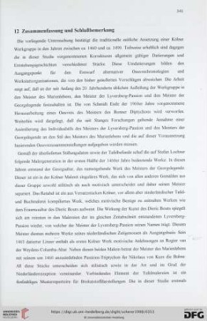12 Zusammenfassung und Schlußbemerkung