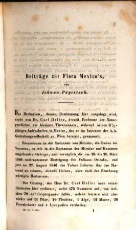 Beiträge zur Pflanzenkunde. 14, 14. 1859/60