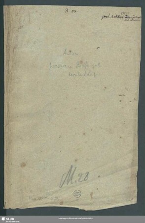 Ein Lämmlein geht und trägt die Schuld. Excerpts - Mus.2-E-593 : V (2), Coro, orch, bc; GraunWV B:VII:4/9, 14, 20, 21