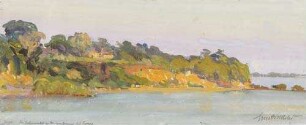 Tanga. Die Toteninsel in Morgensonne bei Tanga