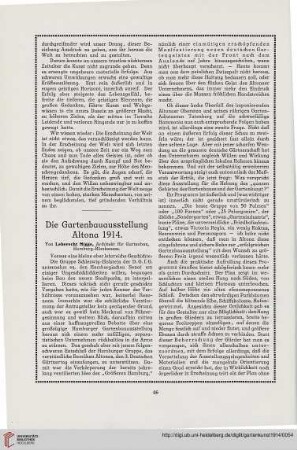 27: Die Gartenbauausstellung Altona 1914