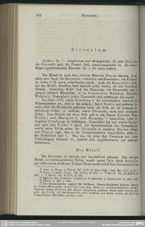Zirconium.
