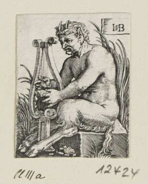 Leierspielender Satyr