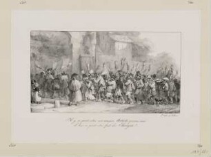 Straßenfeger Kolonne, aus: "Lithographisches Album"