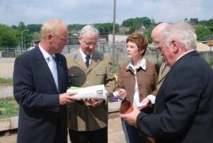 Grundsteinlegung zum Bau der Rettungswache Rösrath