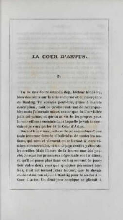 La cour d'Artus