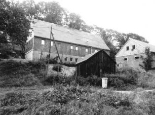 Burkersdorf (Frauenstein-Burkersdorf), Dorfstraße 81. Alte Schule (1839). Straßenansicht