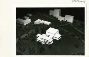 Stadtbad, Berlin-Tiergarten (Diplomarbeit bei Karl Wilhelm Ochs): Modellfoto