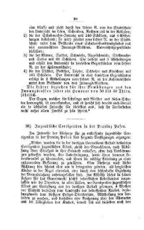 Jugendliche Corrigenden in der Provinz Posen : [IV. Elementarschulwesen]