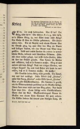 1-14, Krieg. - Gemüt.