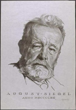 August Siegel, Bergmann
