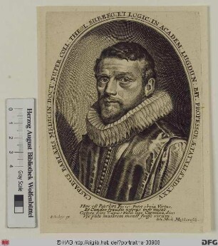 Bildnis Caspar Barlaeus (eig. van Baerle)