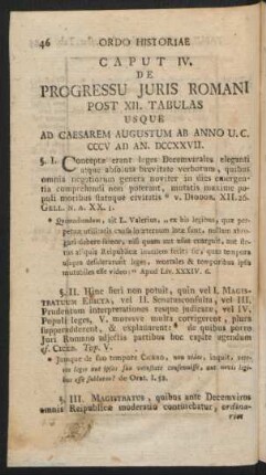 Caput IV. De Progressu Iuris Romani Post XII. Tabulas ...