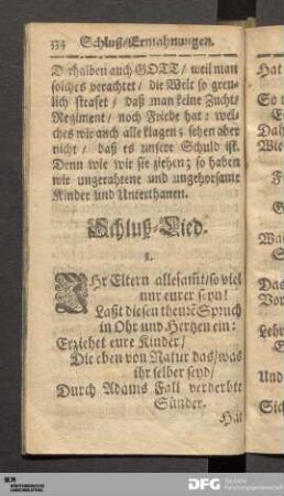 Schluß-Lied.