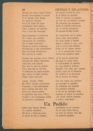 Un Pedido