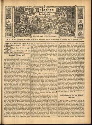 Ausgabe vom Sonntag, den 03. Februar 1907.