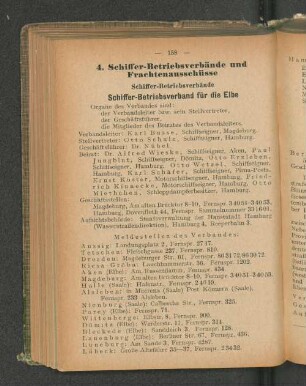 Schiffer-Betriebsverband für die Elbe