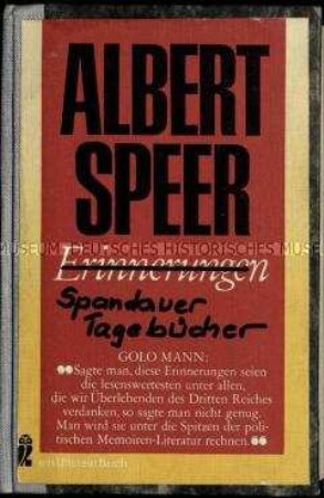 Albert Speers Spandauer Tagebücher