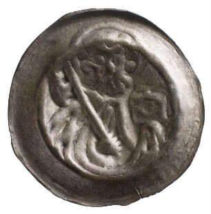 Münze, Matthiaspfennig, 15./16.Jh.