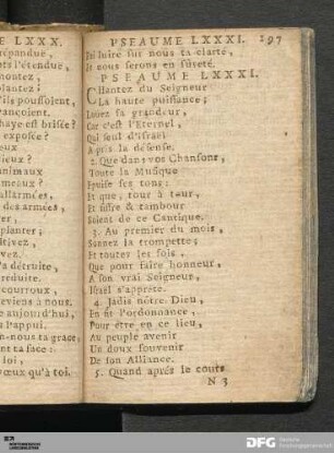 [Pseaume LXXXI. bis XC.]