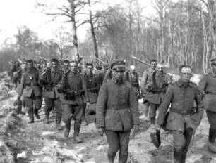 Erster Weltkrieg : Gruppe von deutschen Soldaten