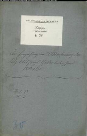 Einziehung und Ablieferung der Salz-Ablösungsgelder