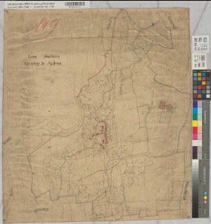 Mairie de Stockheim, Commune de Niederau, Section F, 1: 2500 (alte Urkarte)