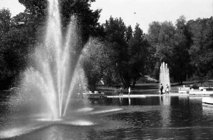 Bad Bellingen: Springbrunnen im Kurpark