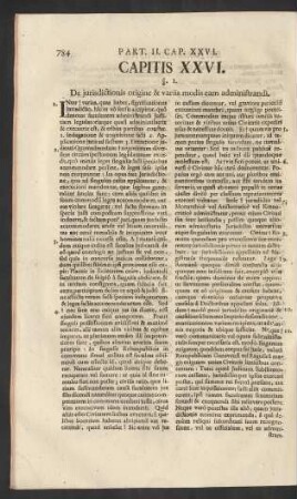 Capitis XXVI. [Membrum I.]