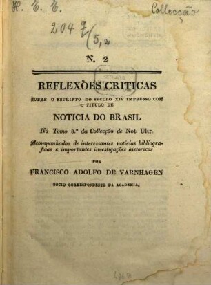 Collecção de noticias para a historia e geografia das nações ultramarinas que vivem nos dominios portuguezes, ou lhes são visinhas, 5,2