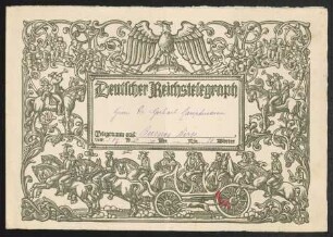 Brief von Ingolf Kuntze an Gerhart Hauptmann