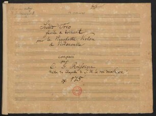 Trios; vl, vlc, pf; d-Moll; op.175