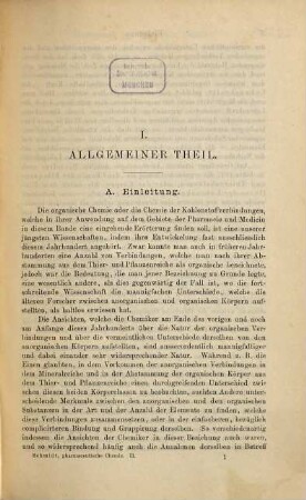 Ausführliches Lehrbuch der pharmaceutischen Chemie, 2. Organische Chemie