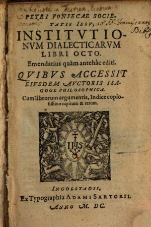 Institutiones dialecticae : libri octo
