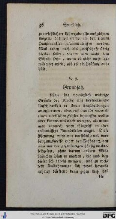 Grundsatz.